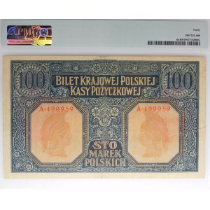 100 marek polskich 1916 - jenerał A - numeracja 6-cyfrowa