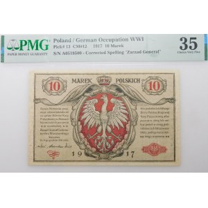 10 Polish marks 1916 - General A - Tickets