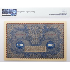 100 marek polskich 1919 - IH Ser. Y