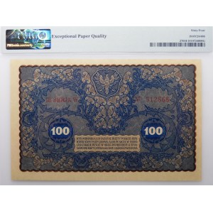 100 polských marek 1919 - IE Ser. W