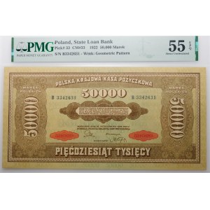 50.000 marek polskich 1922 - ser. B
