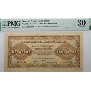 100.000 marek polskich 1923 - ser. A