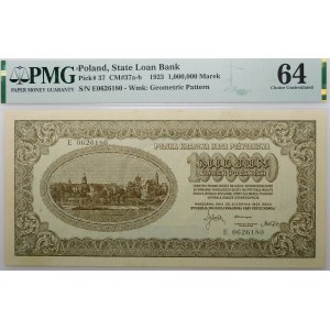 1.000.000 marek polskich 1923 - ser. E - 7 cyfr