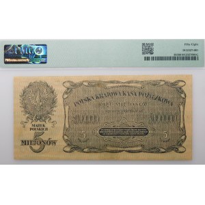 5,000,000 Polish marks 1923 - ser. A