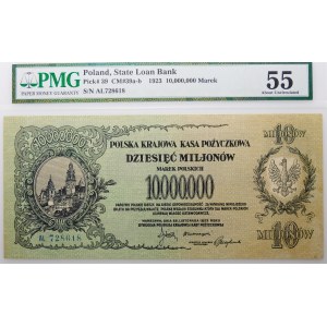10,000,000 Polish marks 1923 - ser. AL