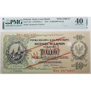 10,000,000 Polish marks 1923 - ser. C - MODEL