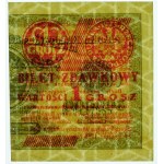 1 grosz 1924 bilet zdawkowy - ser. AO - prawa połówka
