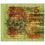 5 pennies 1924 pass ticket - left half