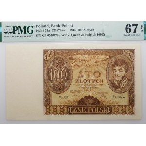 100 złotych 1934 - ser. CP.