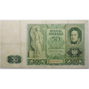 50 złotych 1936 - ser. AW - RZADKI