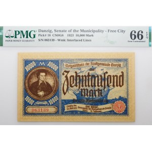10.000 marek 1923 - Gdańsk