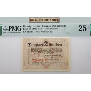 2 guldeny 1 listopad 1923 - Gdańsk