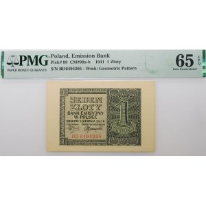 1 złoty 1941 - ser. BD