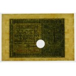 1 zloty 1941 - ser. BE - effacé