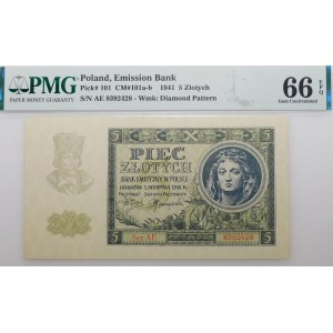 5 gold 1941 - ser. AE