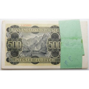Bank parcel 500 gold 1940 - ser. B - 20 pieces