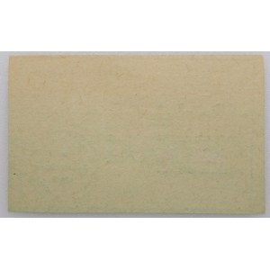 Model of voucher issued to kitchen for one dinner, for night work - Lodz Ghetto