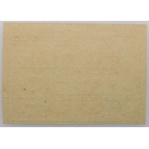 Model of a voucher issued to the kitchen for one dinner (kohlrabi) - Lodz Ghetto
