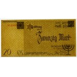 20 marek 1940 - papier bez znaku wodnego - Getto Łódzkie
