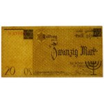 20 marks 1940 - numerator type 3 - Lodz Ghetto