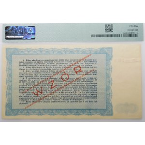10,000 zl 1945 MODEL - Treasury Ticket - EMISSION I - RARE.