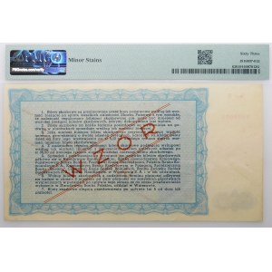10,000 zloty 1946 MODEL - Revenue Ticket - EMISSION II - RARE.