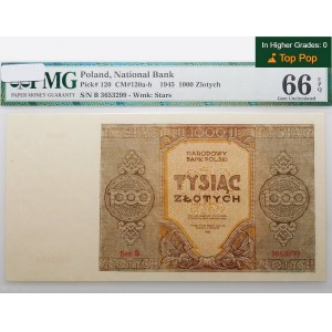 1000 gold 1945 - ser. B - BEAUTIFUL