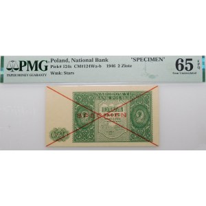 2 gold 1946 - SPECIMEN