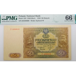 50 złotych 1946 - ser. H