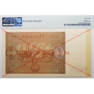 1000 gold 1946 - ser. N - SPECIMEN