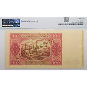 100 złotych 1948 - ser. OO - numeracja zerowa - WZÓR No 000027 - RZADKI