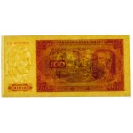 100 złotych 1948 - ser. OO - numeracja zerowa - WZÓR No 000027 - RZADKI