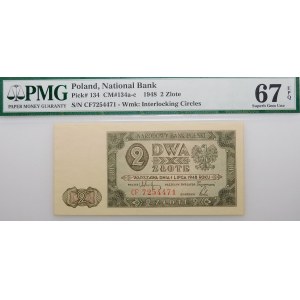 2 gold 1948 - ser. CF