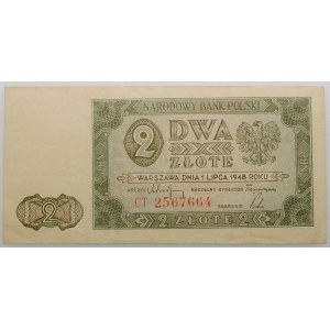2 złote 1948 - ser. CT