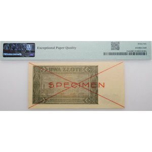 2 złote 1948 - ser. B - SPECIMEN