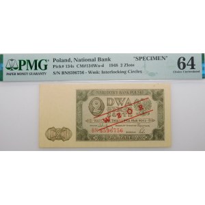 2 złote 1948 - ser. BN - WZÓR