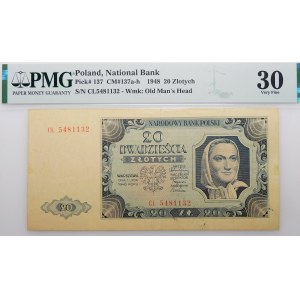 20 gold 1948 - ser. CL