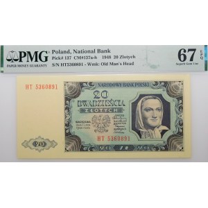 20 gold 1948 - ser. HT
