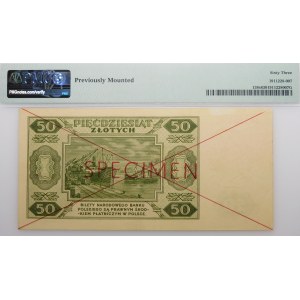 50 zloty 1948 - ser. AA - SPECIMEN
