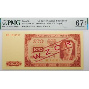 100 zloty 1948 - ser. KR - MODEL