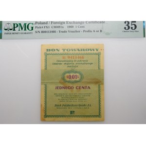 1 cent 1960 Pewex - ser. BI