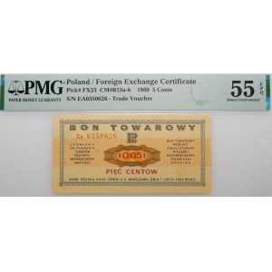 5 centów 1969 Pewex - ser. Ea