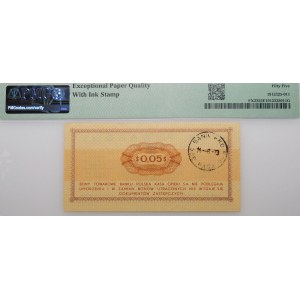 5 centów 1969 Pewex - ser. Ea