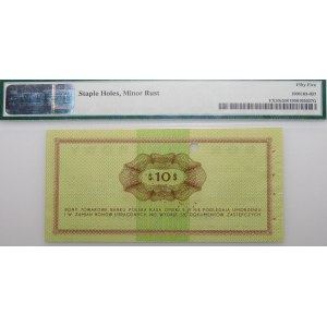 $10 1969 Pewex - ser. Ef - num. zero - MODEL