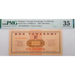 $100 1969 Pewex - ser. FK
