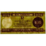 5 centów 1979 Pewex - ser. HA - mały