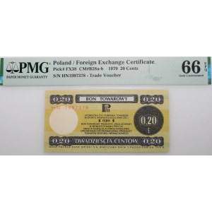 20 cents 1979 Pewex - ser. HN - small