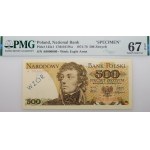 500 złotych 1974 - num. zerowa - brak numeru nakładowego wzoru