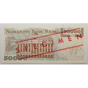 50,000 PLN 1993 - ser. A - MODEL - No 0284 *.