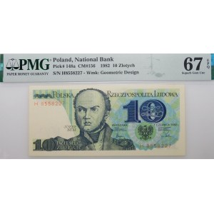 10 złotych 1982 - ser. H